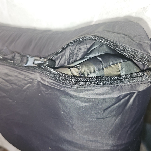 Urban Republic Black Puffer Jacket with Quilted Design and High Collar - Picture 13 of 14